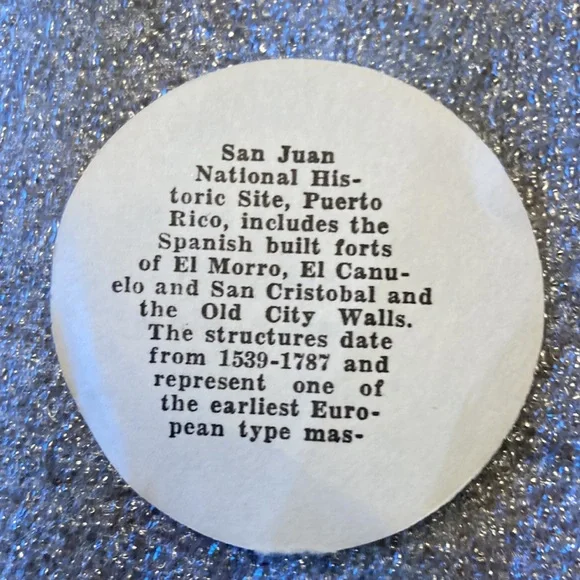San Juan National Historic Site 2” Bronze Medal - Picture 6 of 7